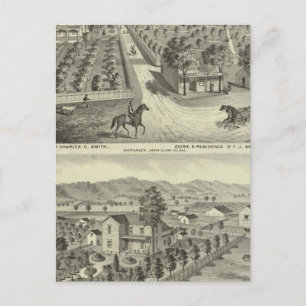Cartão Postal Smith, residências Herman, loja