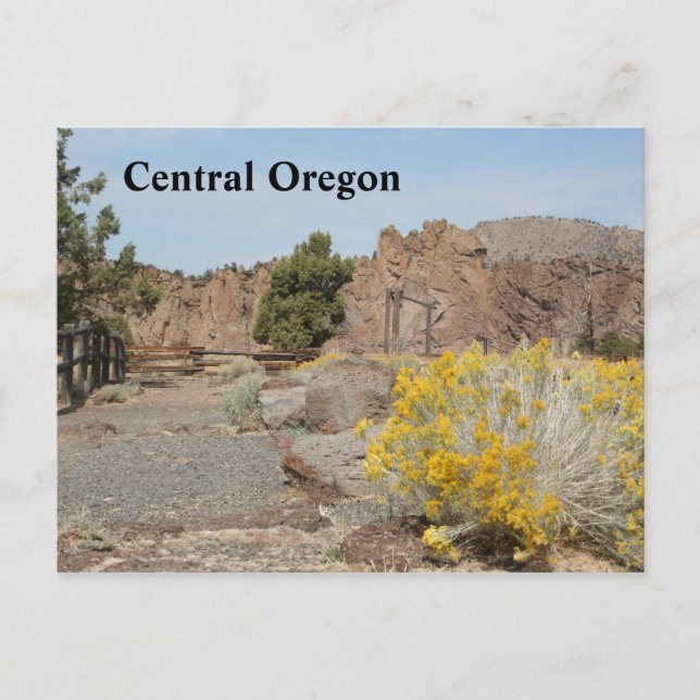 Cartão Postal Smith Rock Fall (Frente)