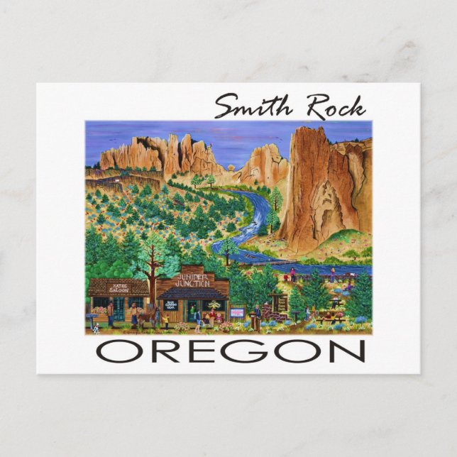 Cartão Postal Smith Rock ~ Oregon (Frente)