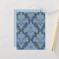 Smokey Azul Slate Soft Azul Pó Azul Elegante Damas