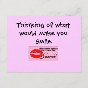 Cartão Postal Smooch