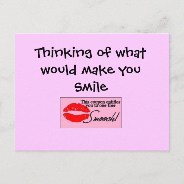 Cartão Postal Smooch (Frente)