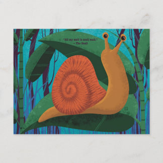 Cartão Postal Snail Mail 10 Unidades