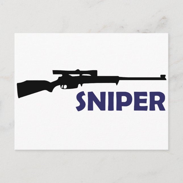 CARTÃO POSTAL **SNIPER** (Frente)