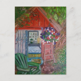 Cartão Postal snoopy house