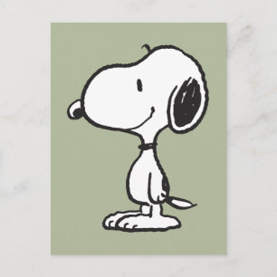 Cartão Postal Snoopy Smile Giggle Laugh