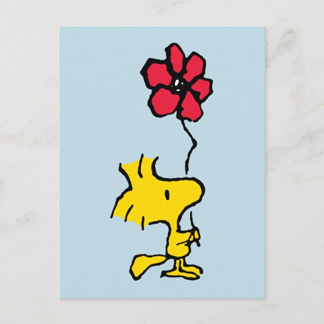 Cartão Postal Snoopy So Sweet Flower Pattern (Frente)