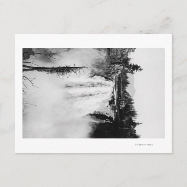 Cartão Postal Snoqualmie Falls and Lodge, Washington Photograp (Frente)