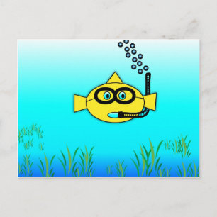 Cartão Postal Snorkel Fish