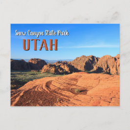 Cartão Postal Snow Canyon Utah