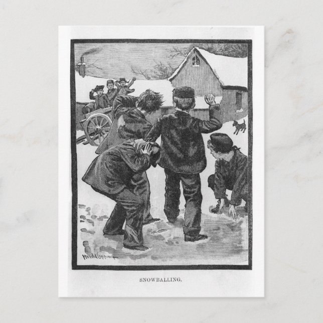 Cartão Postal Snowballing! (Frente)