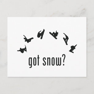 Cartão Postal Snowboard