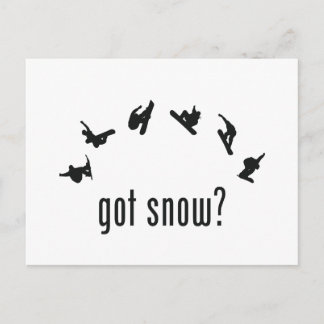 Cartão Postal Snowboard