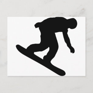 Cartão Postal Snowboard