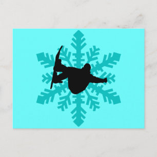 Cartão Postal Snowboard