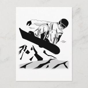 Cartão Postal Snowboard 5