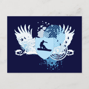 Cartão Postal snowboard : hi-fi v.2 :