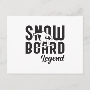 Cartão Postal Snowboard Snowboard Snowboard Snowboarder Engraça