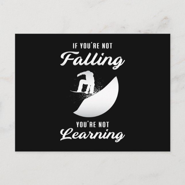 Cartão Postal Snowboard Snowboard Snowboard Snowboarder Gift Eng (Frente)