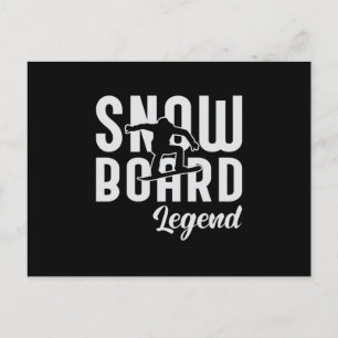 Cartão Postal Snowboard Snowboarding Snowboarder Snow Presente E