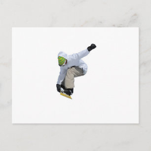 Cartão Postal snowboarder