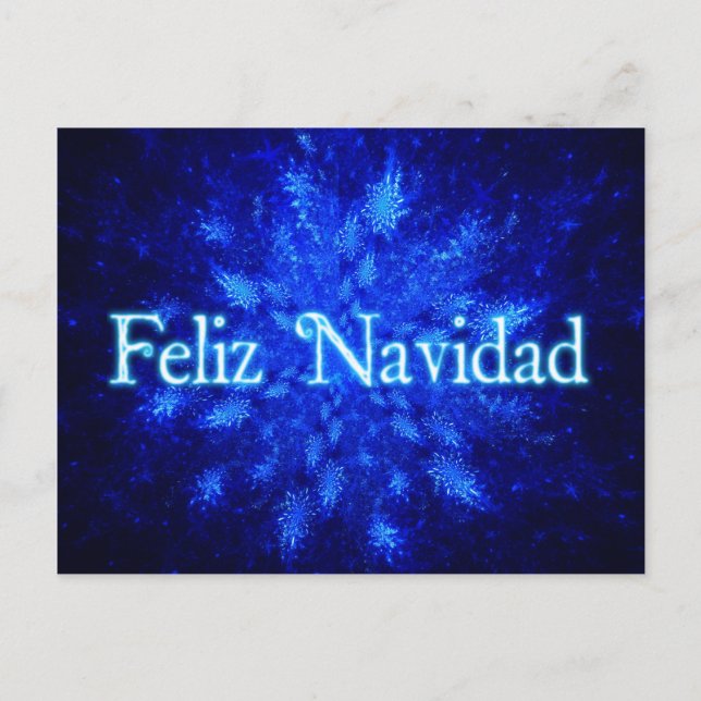 Cartão Postal Snowburst (Frente)