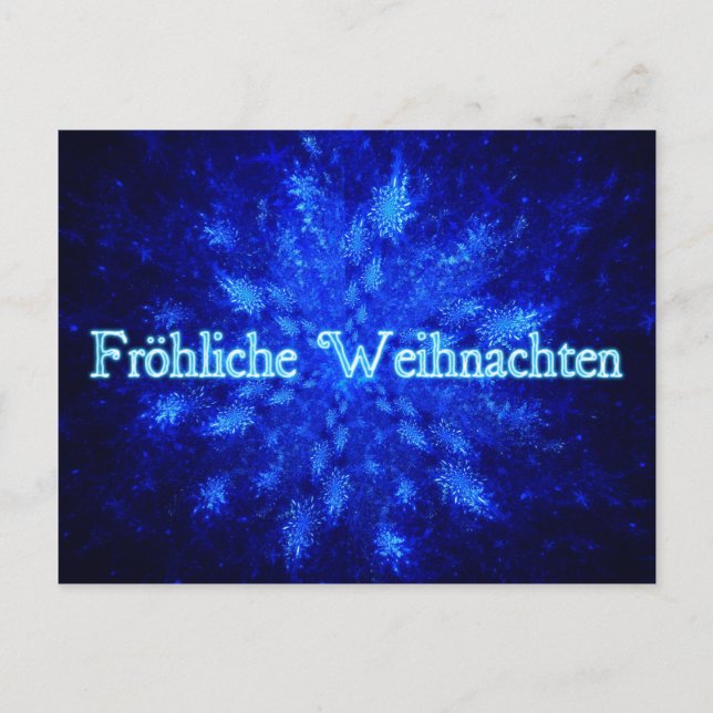 Cartão Postal Snowburst (Frente)