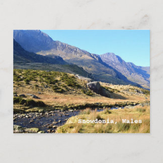 Cartão Postal Snowdonia no País de Gales