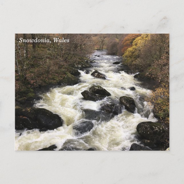 Cartão postal Snowdonia Wales (Frente)