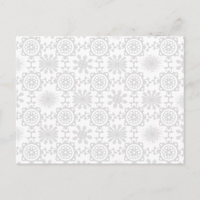 Cartão Postal Snowfill pálido (Frente)