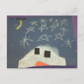 Cartão Postal Snowman de Tyler