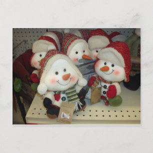 Cartão Postal Snowman Gaggle