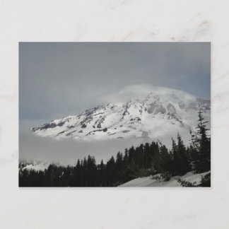 Cartão Postal Snowy Mount Rainier