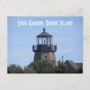 Cartão Postal Snug Harbor, Rhode Island