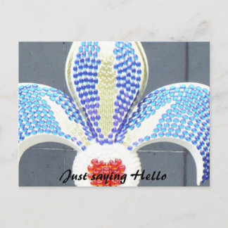 Cartão Postal Só estou dizendo "Olá"