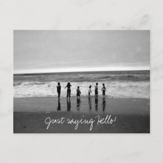 Cartão Postal  Só estou dizendo "Olá"!