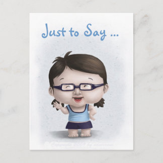 Cartão Postal "Só para dizer... Eu Sinto Sua Falta