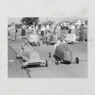 Cartão Postal Soap Box Derby, 1940