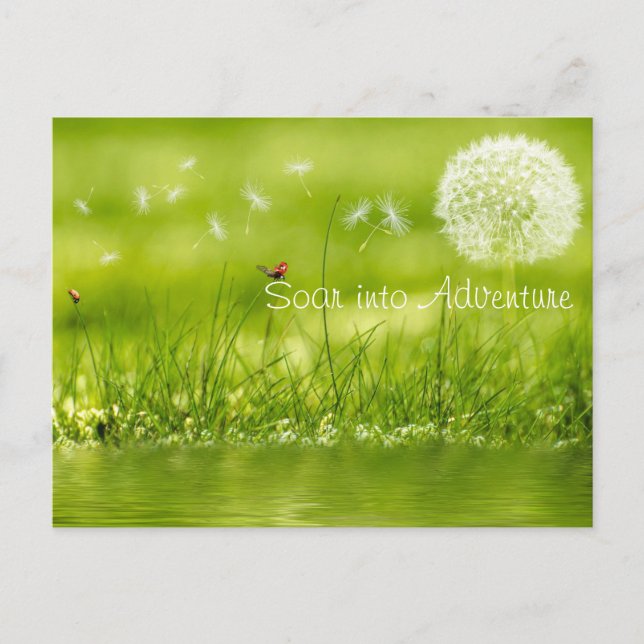 Cartão Postal Soar na aventura (Frente)