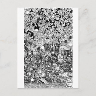 Cartão Postal Sob a árvore