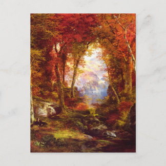 Cartão Postal Sob as árvores