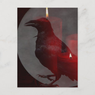Cartão Postal "Sob o Seu Encanto em Vermelho"