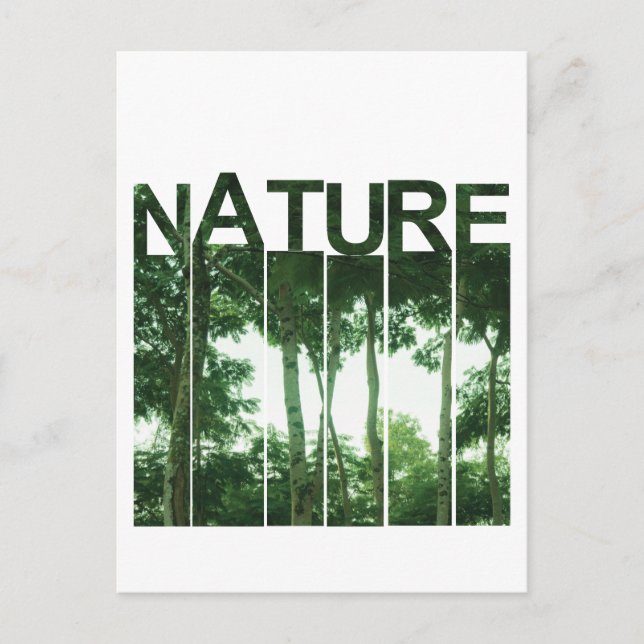 Cartão Postal Sobre a Natureza (Frente)
