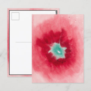 Cartão Postal Sobre a Visualização de Flores e Árvores, 1920 por