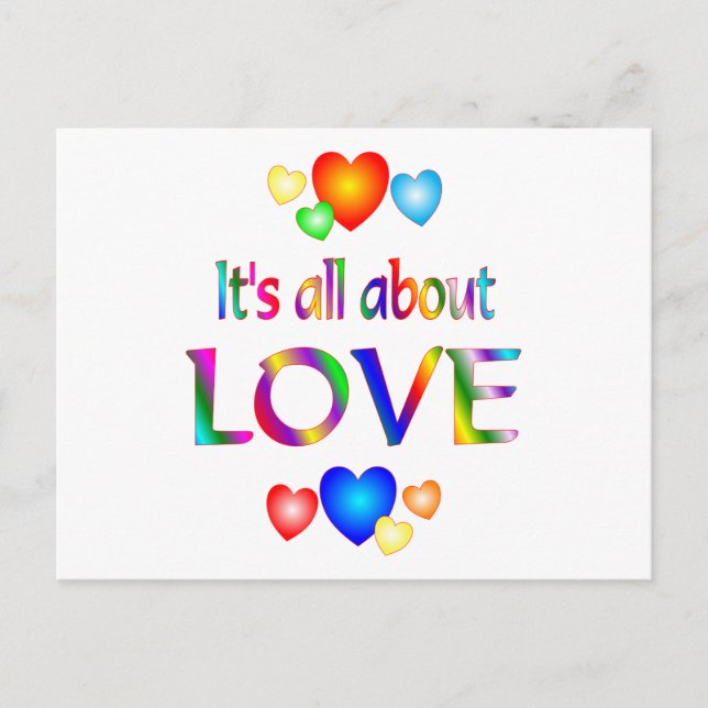 Cartão Postal Sobre o Amor (Frente)