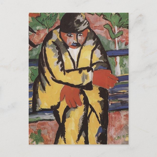 Cartão Postal Sobre o Boulevard de Kazimir Malevich (Frente)