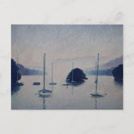 Cartão Postal sobre o lago Windermere
