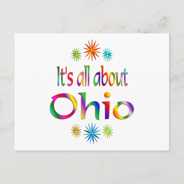 Cartão Postal Sobre Ohio (Frente)