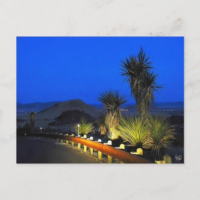 Cartão Postal Sobreposição Cênica, Alpina, TX (Frente)