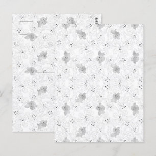 Cartão Postal Sobreposição de Grade Transparente - Textura PNG E